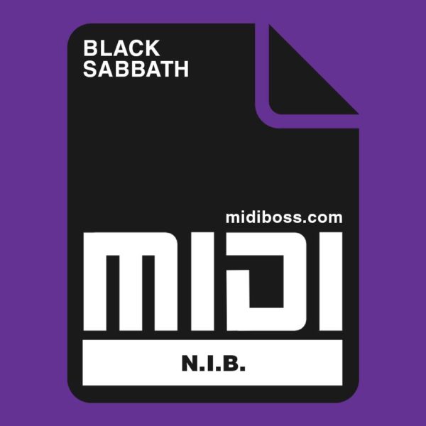 Black Sabbath NIB Midi File