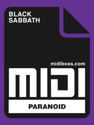 Black Sabbath Paranoid Midi File