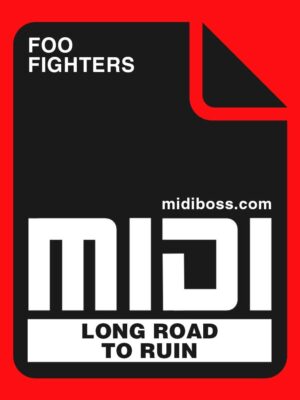 Foo Fighters Long Road To Ruin Midi File