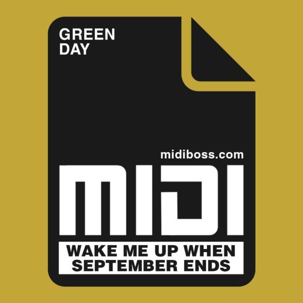 Green Day Wake Me Up When September Ends Midi File