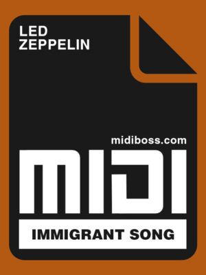 Led Zeppelin Immigrant Song Midi File