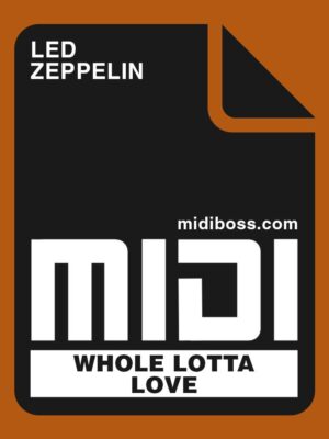 Led Zeppelin Whole Lotta Love Midi File