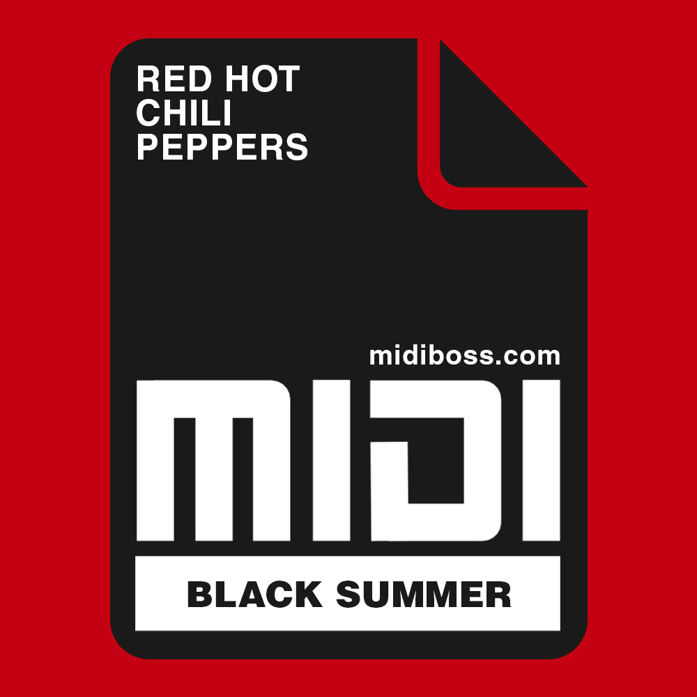 Red Hot Chili Peppers Black Summer Midi File